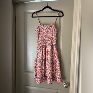 Jessica Simpson Floral Mini Dress - Pink and White